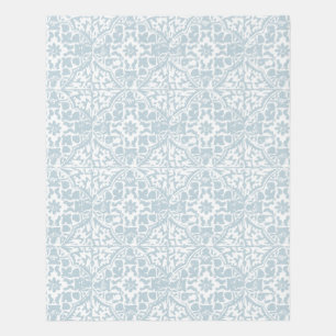 Light Blue Moroccan Rug - Modern Tile Pattern