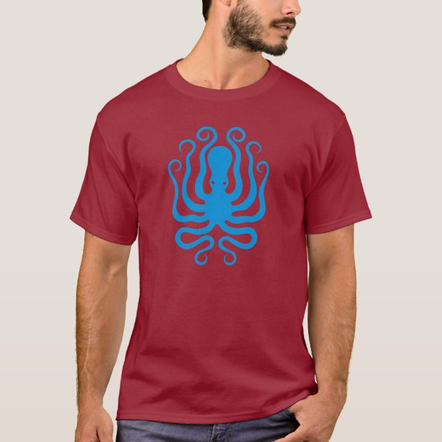 Light blue Octopus T-Shirt (Front)