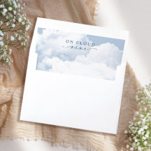 Light Blue "On Cloud Nine" Bachelorette Weekend