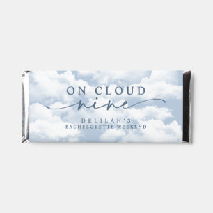 Light Blue "On Cloud Nine" Bachelorette Weekend  Hershey Bar Favors