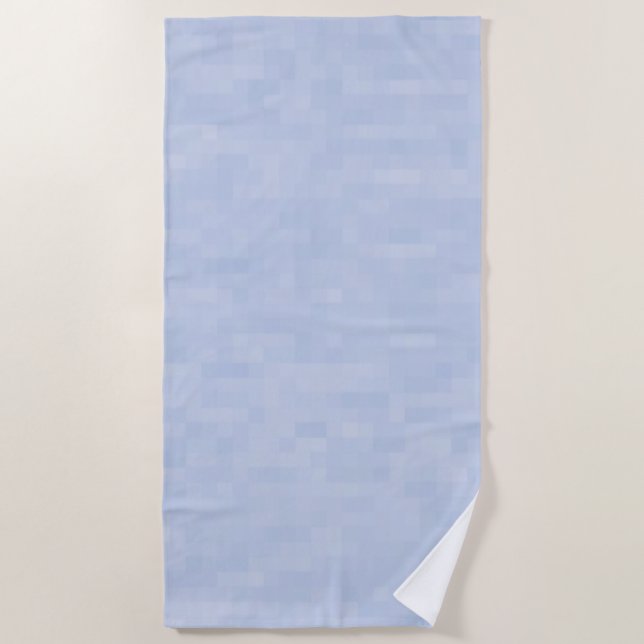 Light blue pattern - beach towel (Front)
