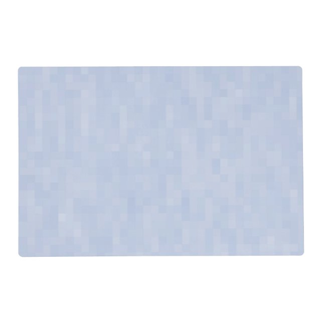 Light blue pattern - laminated placemat (Front)
