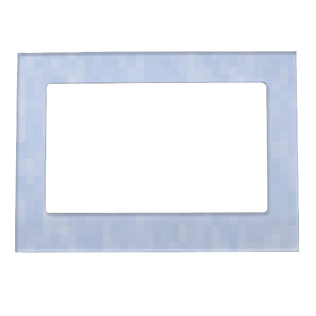 Light blue pattern - magnetic frame (Front)