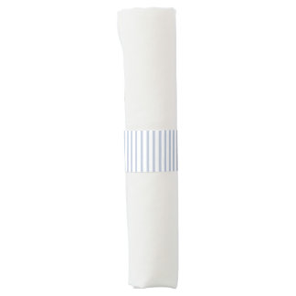 Light Blue Periwinkle Thin Delicate Stripe Pattern Napkin Bands