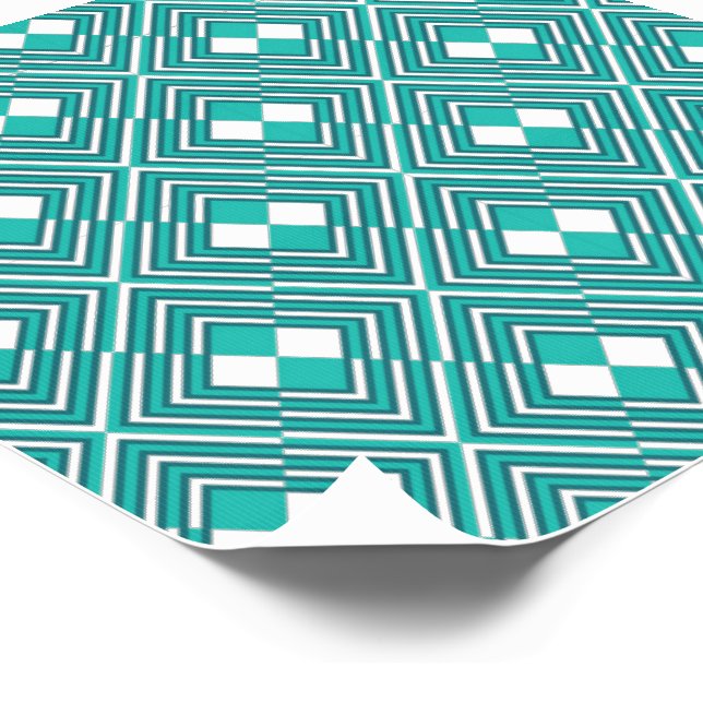 Light Blue Plaid Pattern Temporary Tattoos (Angled)