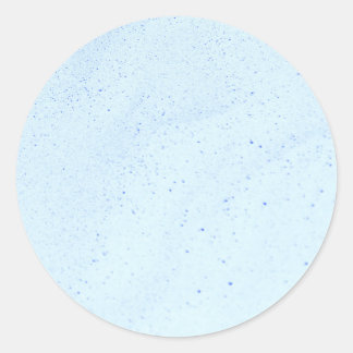 Light Blue Sand Classic Round Sticker