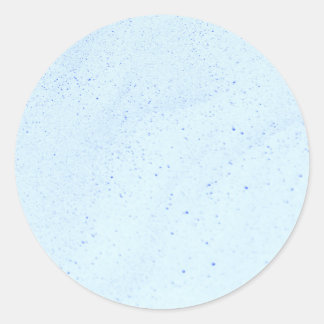 Light Blue Sand Classic Round Sticker