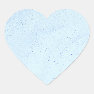 Light Blue Sand Heart Sticker