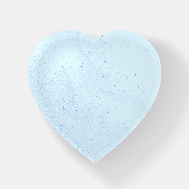 Light Blue Sand Paperweight (Front)
