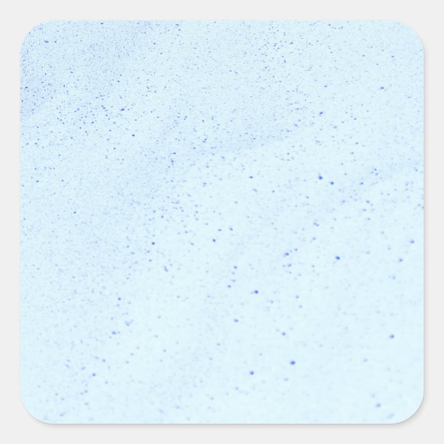 Light Blue Sand Square Sticker (Front)