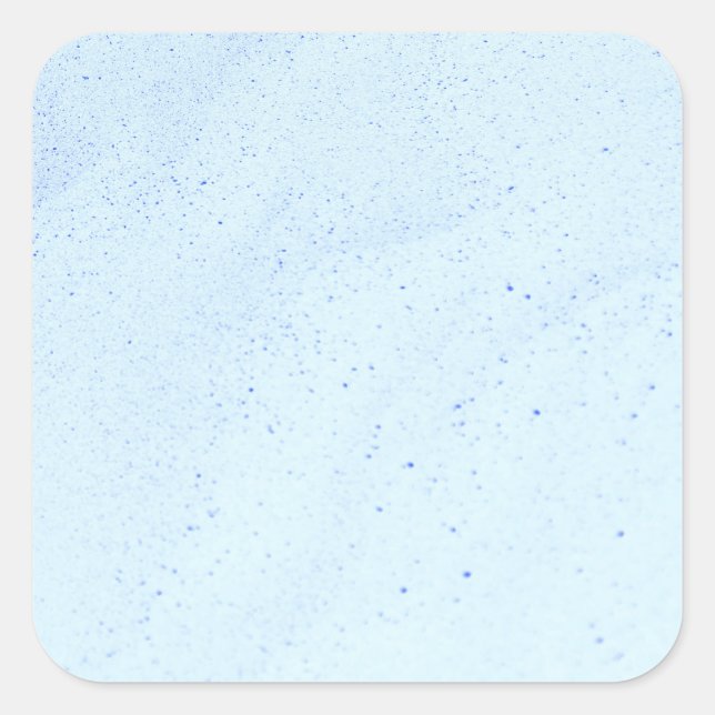 Light Blue Sand Square Sticker (Front)