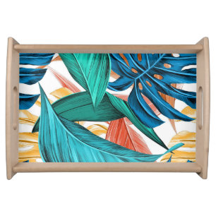 Light blue serving tray