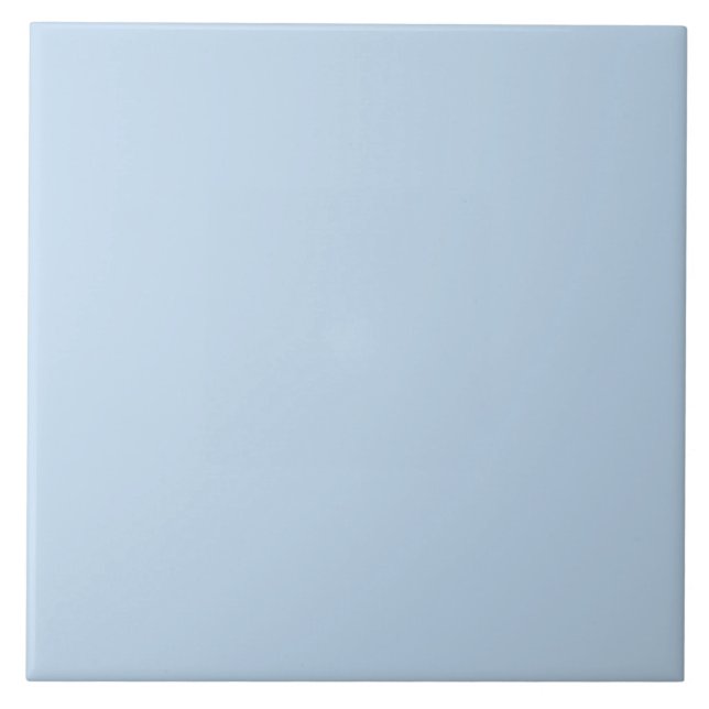 Light Blue Simple Solid Ceramic Tile (Front)