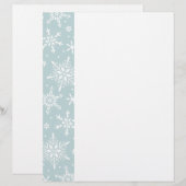 light blue snowflake letterhead (Front/Back)
