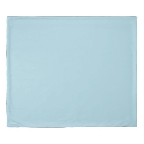 Light Blue Solid Color Duvet Cover