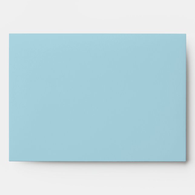 Light Blue Solid Color Envelope (Front)
