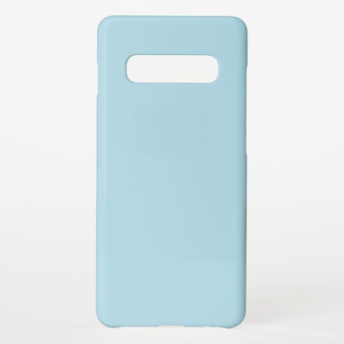 Light Blue Solid Color Samsung Galaxy S10 Case