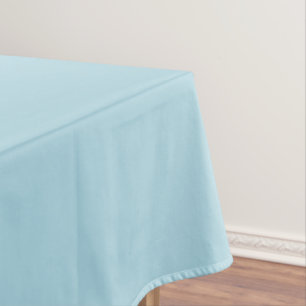 Light Blue Solid Color Tablecloth
