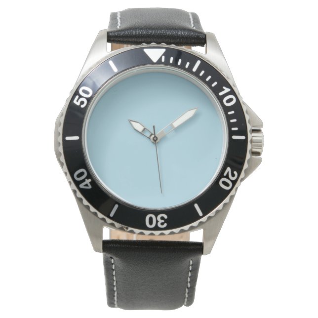 Light Blue Solid Color Watch (Front)