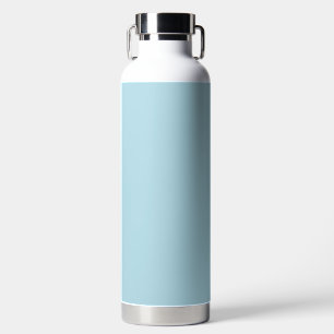 Light Blue Solid Color Water Bottle