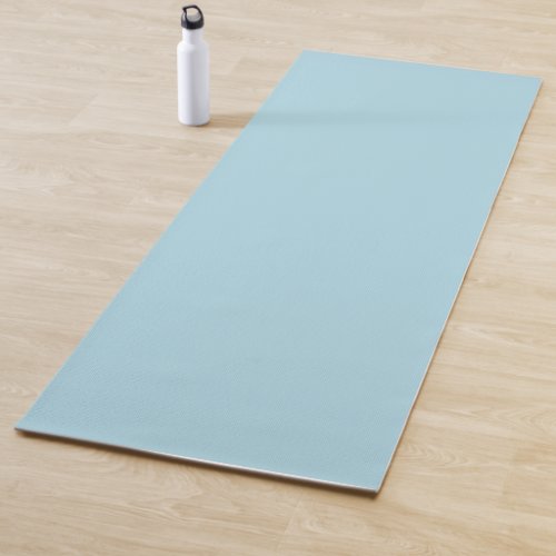 Light Blue Solid Color Yoga Mat