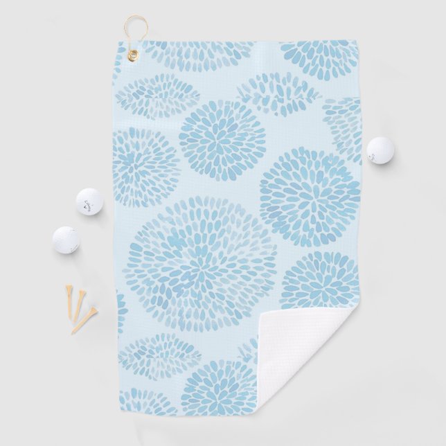 Light Blue Spots Cute Pattern Golf Towel (InSitu)