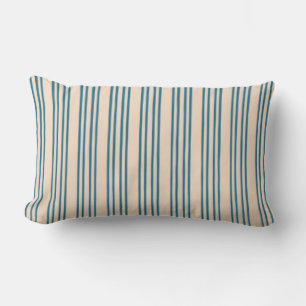 Light Blue Stripe Pattern  Lumbar Pillow
