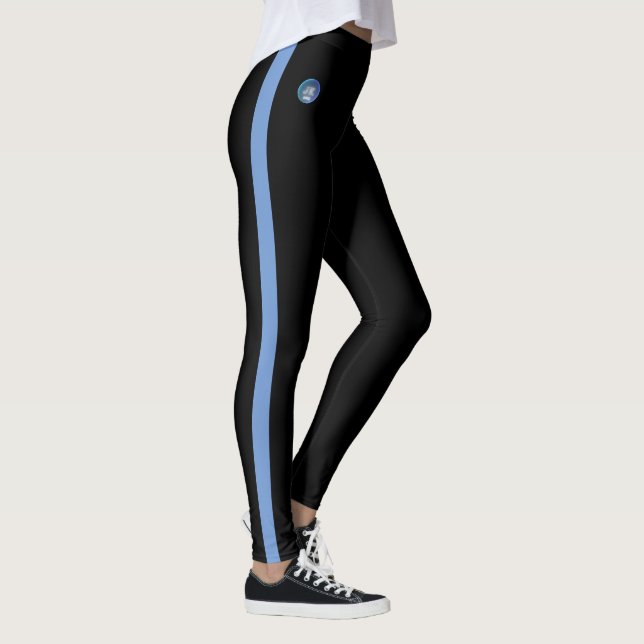 Light Blue Striped Both Sides Leggings JK 2023 (Right)