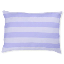 Light Blue Striped Pattern Dog Bed