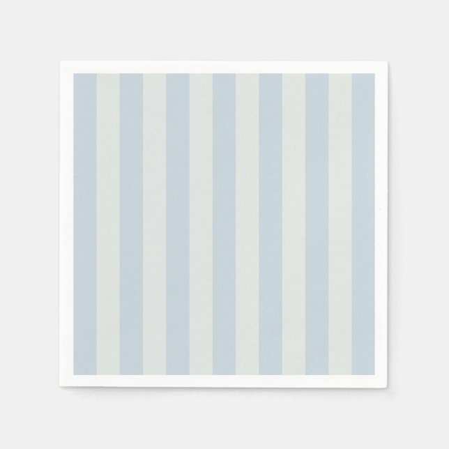 Light Blue Stripes Napkins (Front)