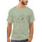 Light blue T-shirt with Mellow Monk logo