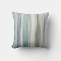 Light Blue Teal Gray Brown Abstract Stripe