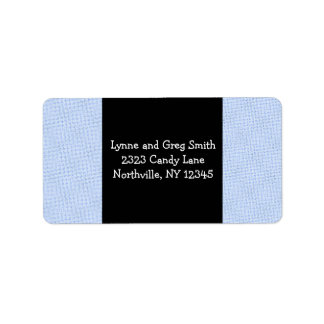 Light Blue Textured Background Label