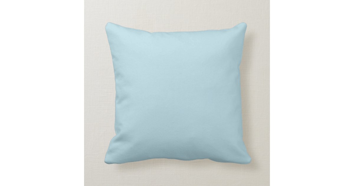 Light Blue Throw Pillow