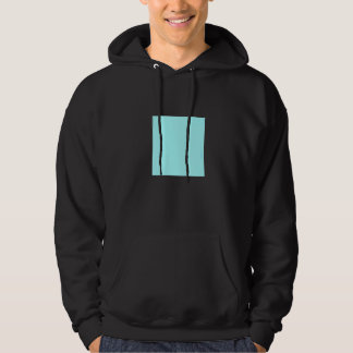 Light Blue Turquoise Solid Color Simple Color Plai Hoodie