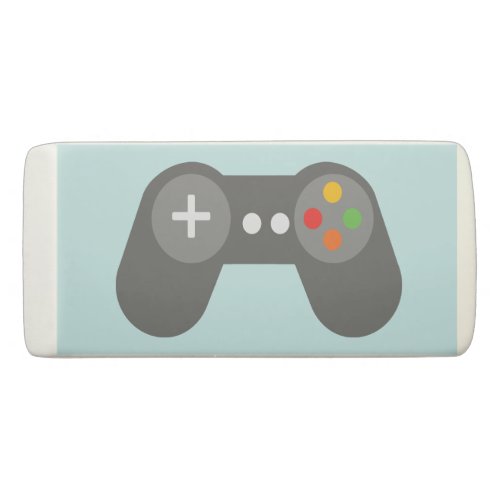 Light Blue Video Game Controller Eraser