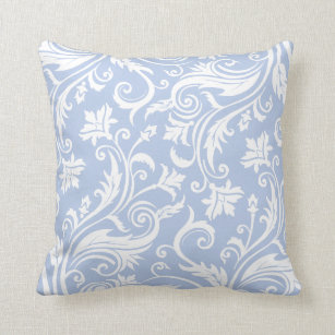 light blue throw pillows