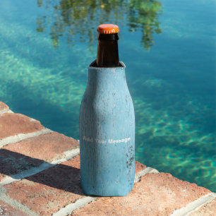 Light Blue Wall Texture Bottle Cooler