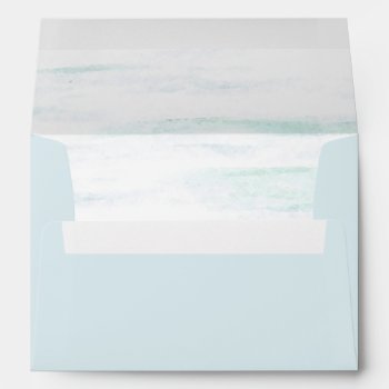 Light Blue Watercolor Envelope by happygotimes at Zazzle