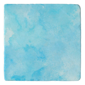 Light Blue Watercolor– Serene Style Trivet