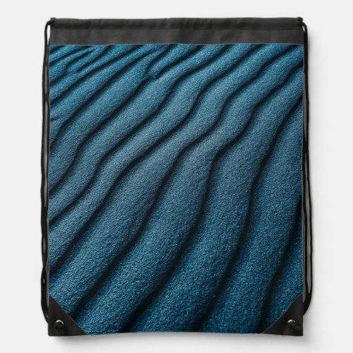 Light blue waves pattern Backpack