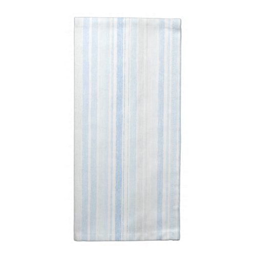 Light Blue White Plaid Stripes Cloth Napkin