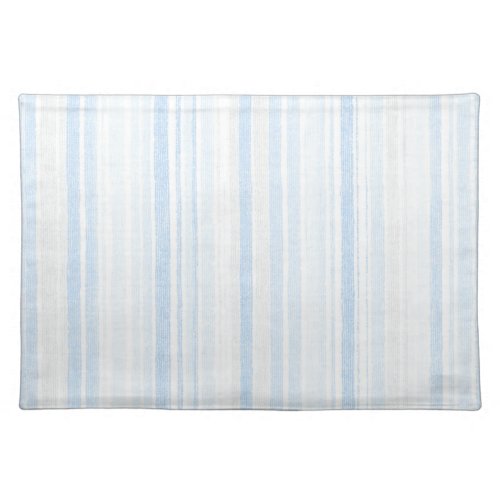 Light Blue White Plaid Stripes Cloth Placemat