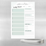 Light Blue | Your Weekly Planner Personalized Magnetic Dry Erase Sheet