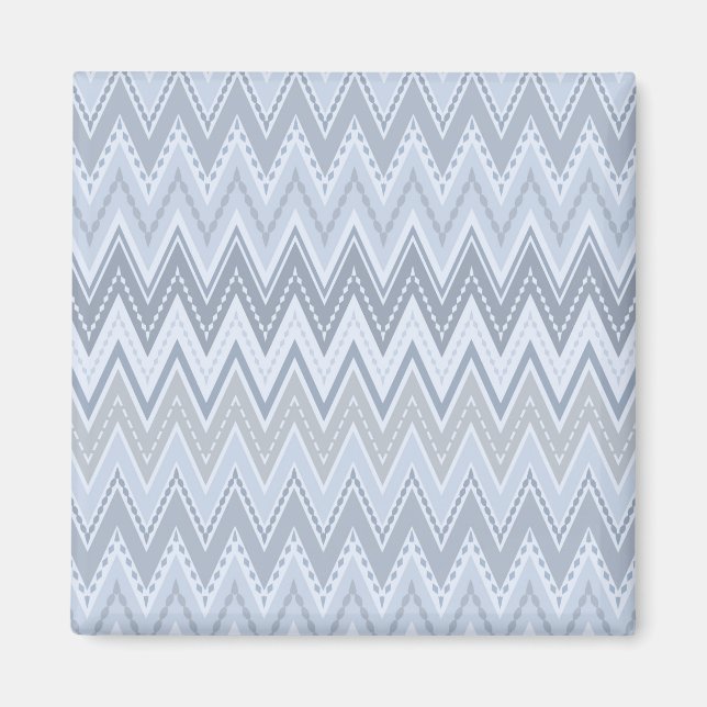 Light blue zigzag magnet (Front)