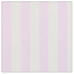 Light Blush Pink and White Vertical Stripes Fabric
