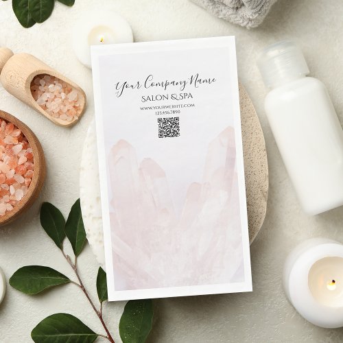 Light Blush Pink Crystals Salon Spa Paper Guest Towels