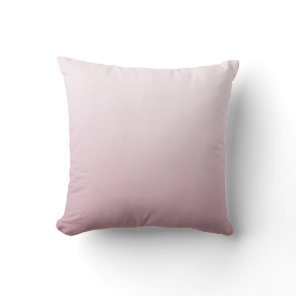 Light Blush Pink Dipped Modern Trendy Decor Throw Pillow