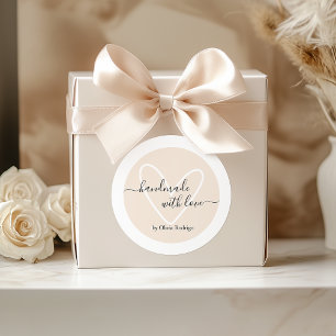 Light Boho Custom Thank You Sticker Packaging