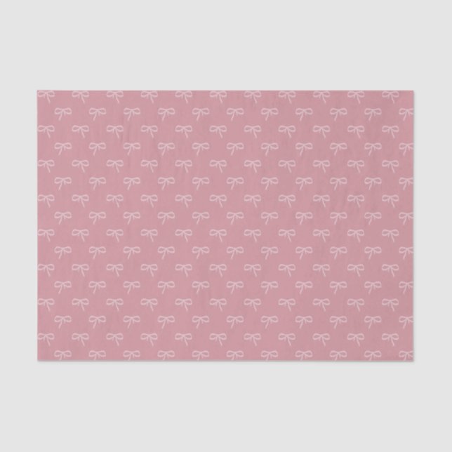 Light bows on soft pink background tissue paper (Front)